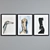 Modern Dog Picture Frame Set 3D model small image 5