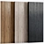 Premium Wood 7: 3 Luxurious Materials 3D model small image 1