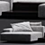 Modern Minimalist Molteni & c Marteen Sofa 3D model small image 5