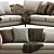 Modern Minotti Andersen Sofa: Stylish & Comfortable 3D model small image 2
