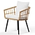 Aliyah Rattan Armchair - Stylish and Comfortable 3D model small image 3