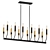 Armand Black 12-Light Chandelier 3D model small image 1