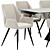 Matilda Dining Chair & Alai Table - Elegant & Functional Set 3D model small image 5