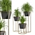 Modern Indoor Plants: Ferm Living Bau Pot Set 3D model small image 1