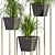 Modern Indoor Plants: Ferm Living Bau Pot Set 3D model small image 2