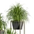 Modern Indoor Plants: Ferm Living Bau Pot Set 3D model small image 3