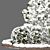 Snowy Garden Set: Outdoor Bush & Tree 3D model small image 3