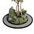 Outdoor Circle Garden Pot for 72 Palm Trees, Bushes, Ferns, and Grass 3D model small image 4