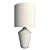 Elegant Brass Table Lamp 3D model small image 3