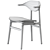 Nor11 Buffalo Chair: Integrated Cushion & Versatile Design 3D model small image 4