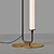 Modern Industrial Style Floor Lamp 3D model small image 2