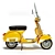 Vintage Vespa 3 - High Quality and Detailed 3D model small image 2