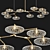 Ethereal Glow: Raita Chandelier 3D model small image 3