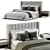 RH Modena Vertical Bed: High-Quality, Unwrapped, V-Ray Render 3D model small image 3