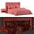 RH Modena Vertical Bed: High-Quality, Unwrapped, V-Ray Render 3D model small image 7