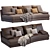 Modern Italian Sofa: Evans by Ditreitalia 3D model small image 3