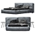 Bonaldo Fluff Bed: Ultimate Comfort 3D model small image 1