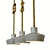 Industrial Enigma: 3 RALF Pendant Lights 3D model small image 3