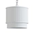 Elegant Glass Rod Ceiling Light 3D model small image 2