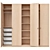 Modern Spacious PAX Forsand Wardrobe 3D model small image 3