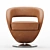 Modern Leather Armchair 7398 - SESSEL 3D model small image 2