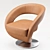 Modern Leather Armchair 7398 - SESSEL 3D model small image 8