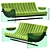 Luxurious FABIO LENCI Sofa - Elegant and Stylish! 3D model small image 1
