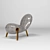 Embryo Armchair by Mark Newson 3D model small image 4