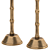 Vintage Brass Candlestick Set 3D model small image 4