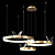 Glowing Butterfly Chandeliers 3D model small image 1