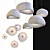 Cloudy Glow Handcrafted Pendant Lamp 3D model small image 5