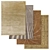 Luxury Brown Rugs: Timeless Elegance for Your Home 3D model small image 1