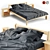 Modern Foldable Bed NEIDEN by João Teixeira 3D model small image 1