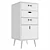 DAM's Martins: Children's Chest of Drawers 3D model small image 2