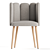 Modern Vergne Chair 3D model small image 2