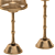 Vintage Brass Candle Holders Set 3D model small image 2