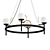 Daley 4 Pendant Chandelier 3D model small image 1