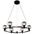 Industrial Loft Pendant Lamp - 6 Lights 3D model small image 1