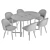 Elegant Melody Dining Set: Sheffilton Table & Chairs 3D model small image 6