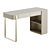 Elegant Parisienne Capital Console 3D model small image 2