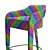 Invicta I Bar Stool: Seamless Design Excellence 3D model small image 7