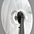 Elegant PAN Wall Lamp in Aluminum 3D model small image 2