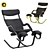 Varier Gravity Balans: Ergonomic Reclining Chair 3D model small image 1