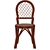 Wicker Rattan Wooden Dining Chair 3D model small image 3