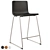 Modern Chrome Bar Stool: Bernhard 3D model small image 9