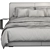 Sleek Mebel Nuvo Bed 3D model small image 4