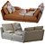 Modern Evans Sofa: Italian Elegance 3D model small image 2