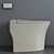 Wealwell Smart Toilet: One-Touch Automatic Ceramic Sensor 3D model small image 11