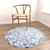 Versatile Set of 6 Round Rugs 3D model small image 2