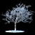 Snowy Winter Apple Tree 3D model small image 1